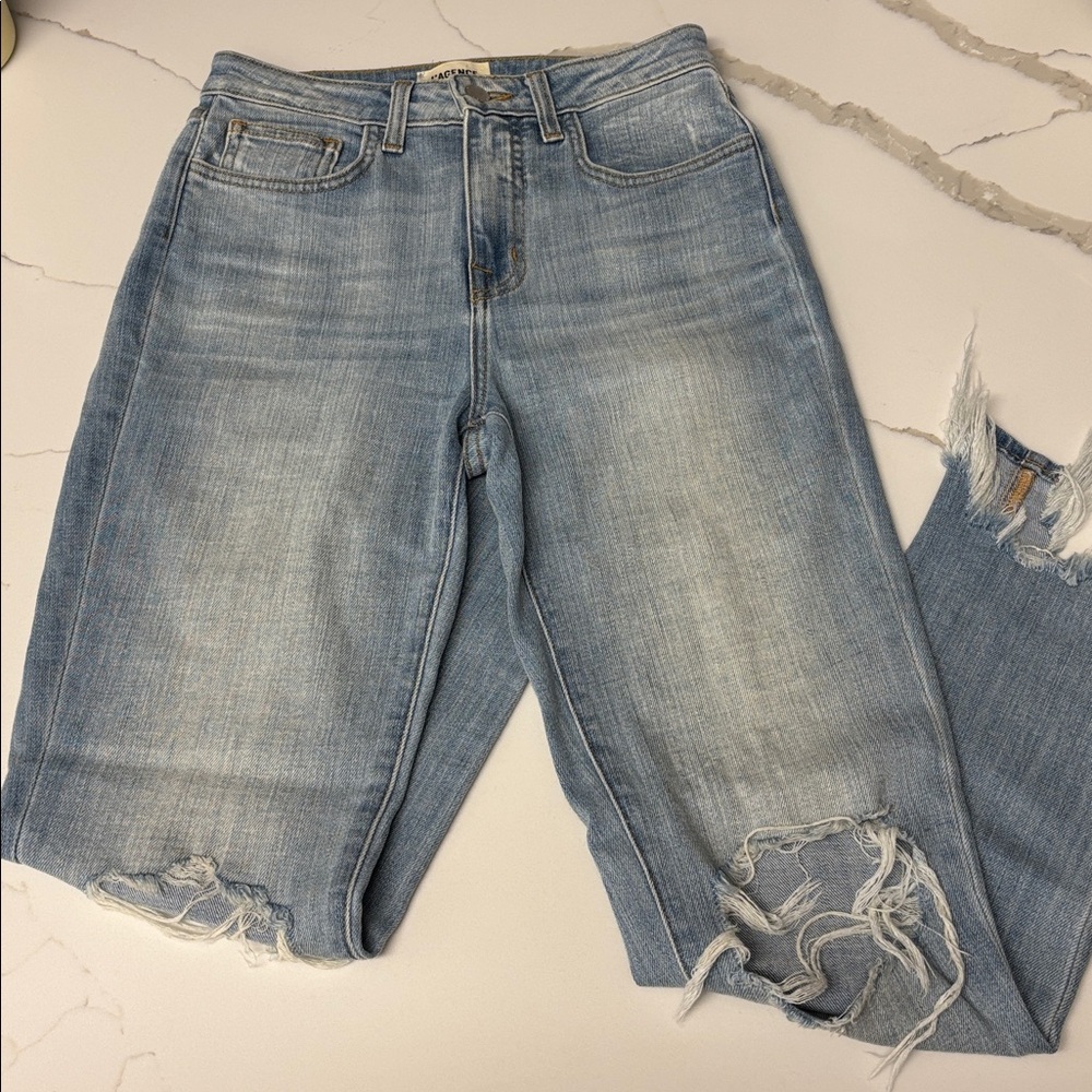 L'AGENCE Classic Blue Denim Jeans